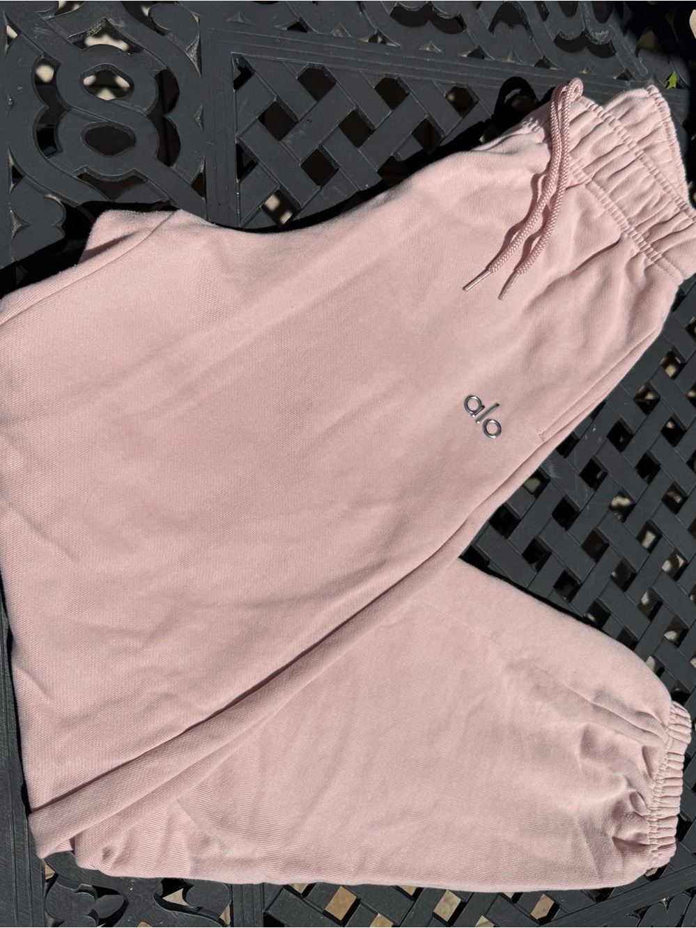 ALO Yoga Pink Jogger Sweatpants